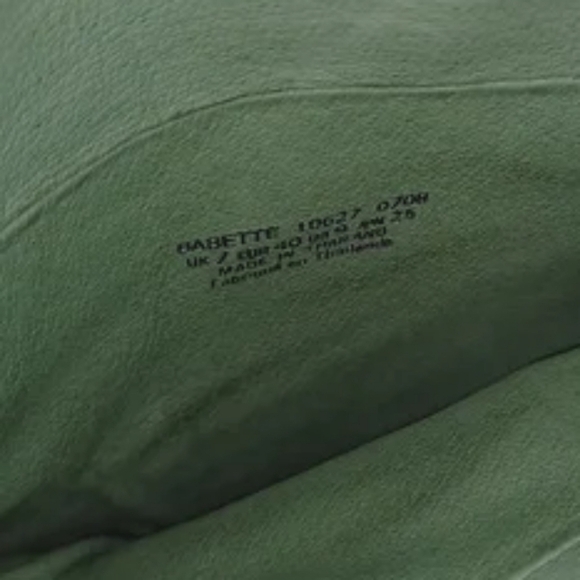 Green vintage Babette heel boots size 9 - Picture 4 of 4
